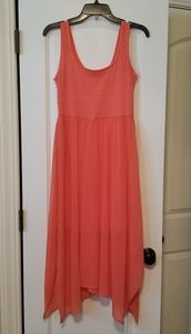 No Comment Orange Handkerchief-Hem
Dress